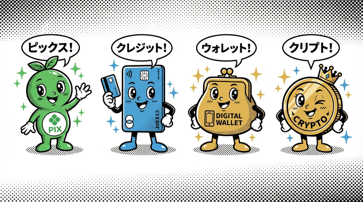 Métodos de Pagamento Luckbet - PIX, Cartões e Criptomoedas